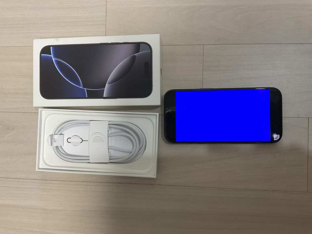 아이폰 16 프로 128GB 블랙 풀박스 + 애케플 이미지
