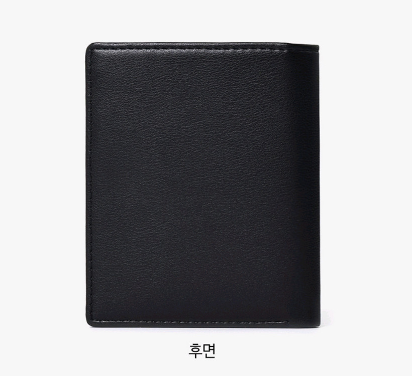 Su클래스 남성용 깔끔한 디자인의 모모리찌 가죽소재 반지갑 판매해요 이미지