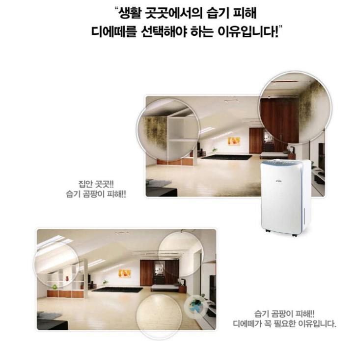 디에떼 14리터 대용량 제습기 : DDH-144HMB 이미지