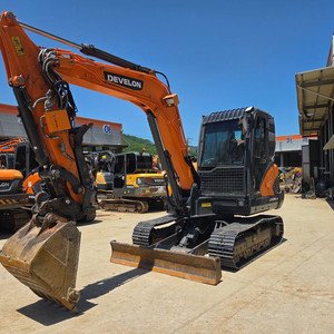 중고 굴삭기 02 디벨론 DX55MT 2020년식 새트랙코끼리집게 이미지