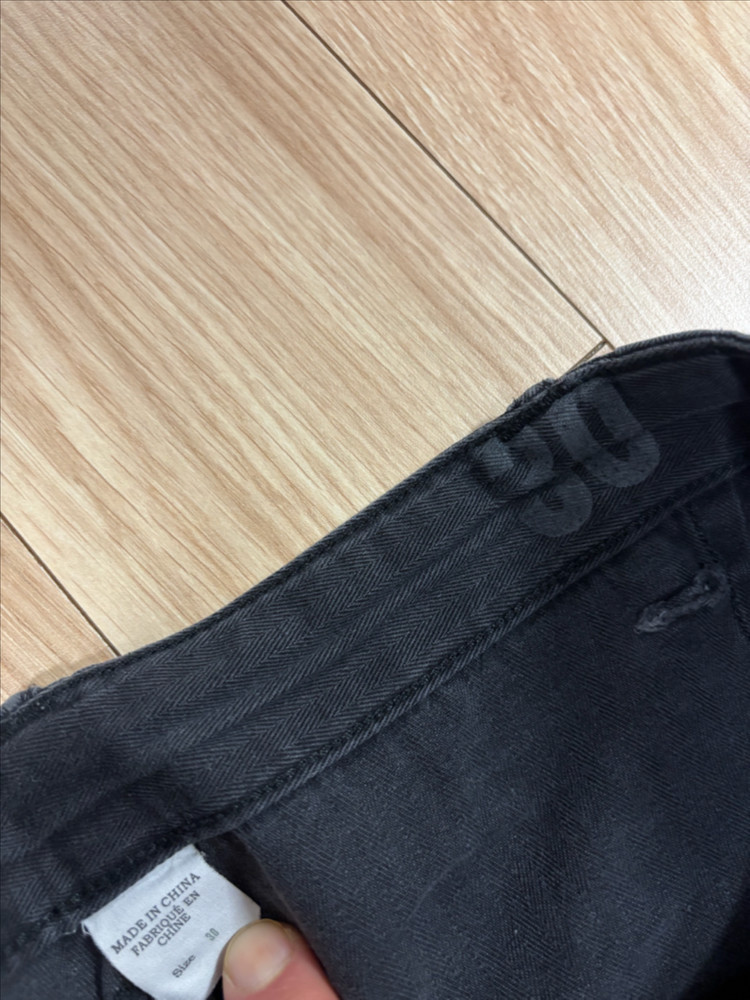 [30] RRL 헤링본 트윌 필드 쇼츠 블랙 이미지
