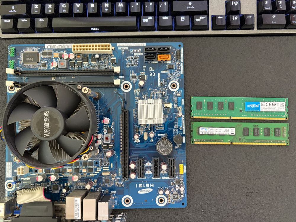 [무료배송][전원선증정]삼성 H61S1+G2020+DDR3 4g, 8g 이미지