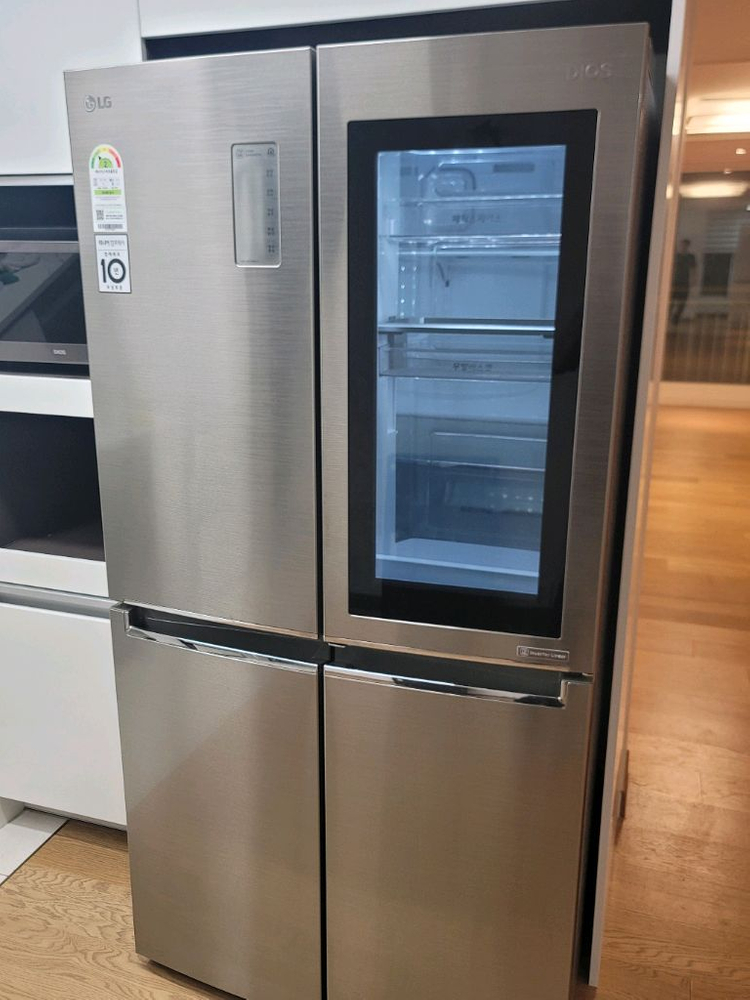 무료배송설치 LG 노크온 870L 4도어 냉장고 2018,9제조 상태괜찮아요 이미지