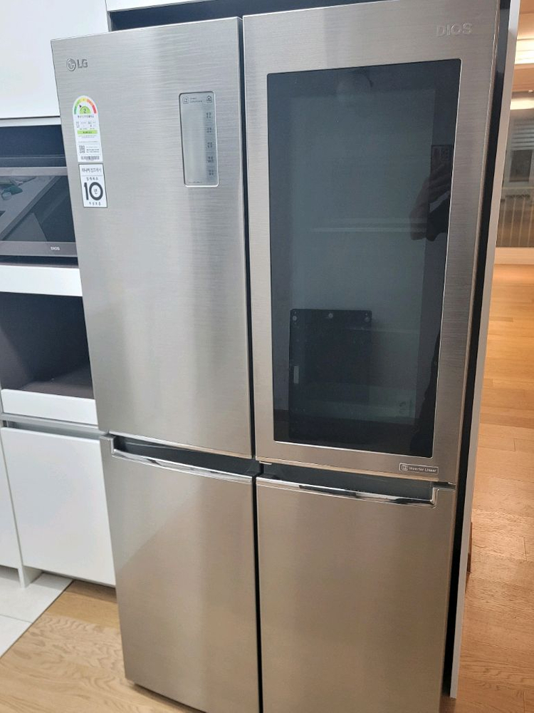 무료배송설치 LG 노크온 870L 4도어 냉장고 2018,9제조 상태괜찮아요 이미지