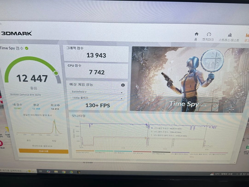 기가바이트 어로스마스터 RTX 3070 그래픽카드 풀박스 이미지