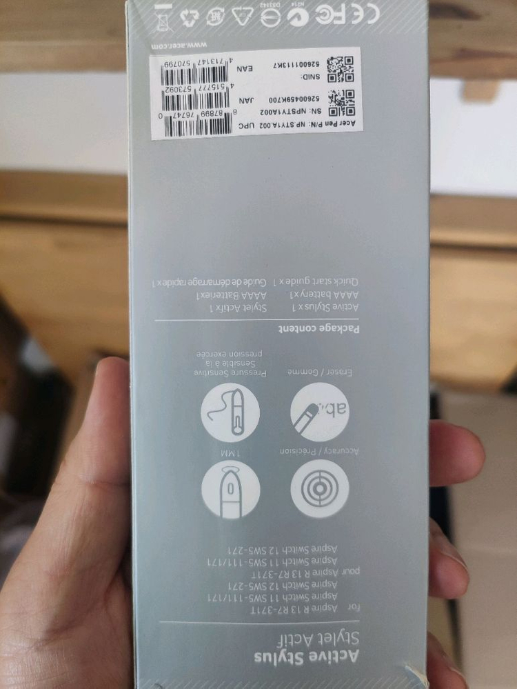 acer asa610 에이서 엑티브펜 aes지원 이미지