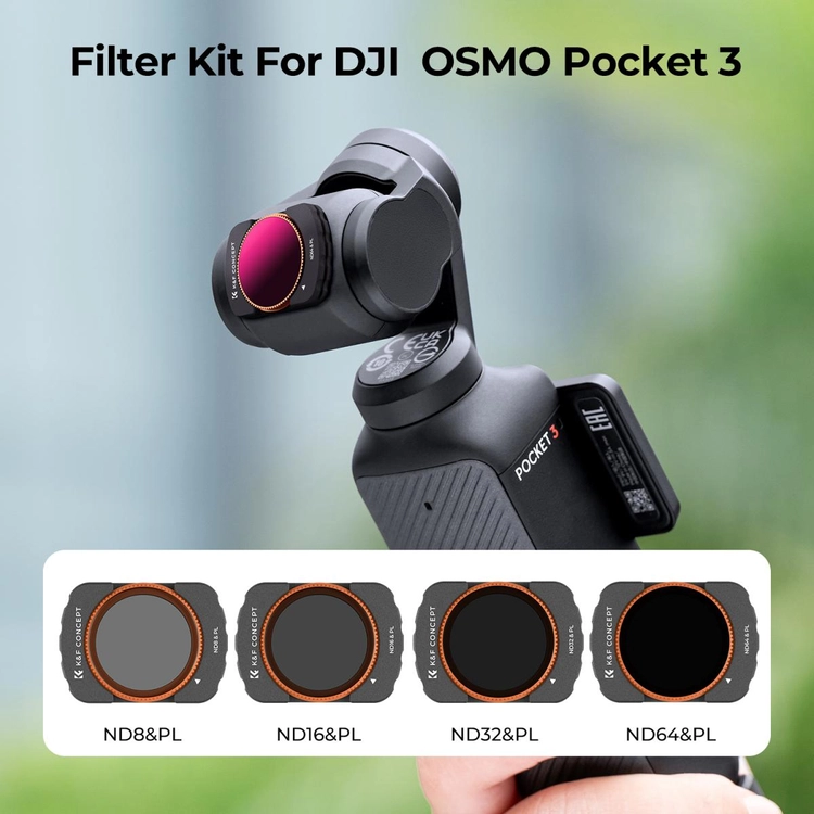 K&F Concept DJI 오즈모 포켓용4용 ND/PL 2in1 필터 키트 (새상품)​​ 2092 이미지