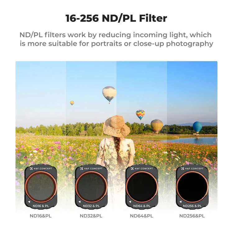 K&F Concept DJI 오즈모 포켓4용 UV+CPL+ND/PL 2in1 필터 키트 (새상품) 2149 이미지