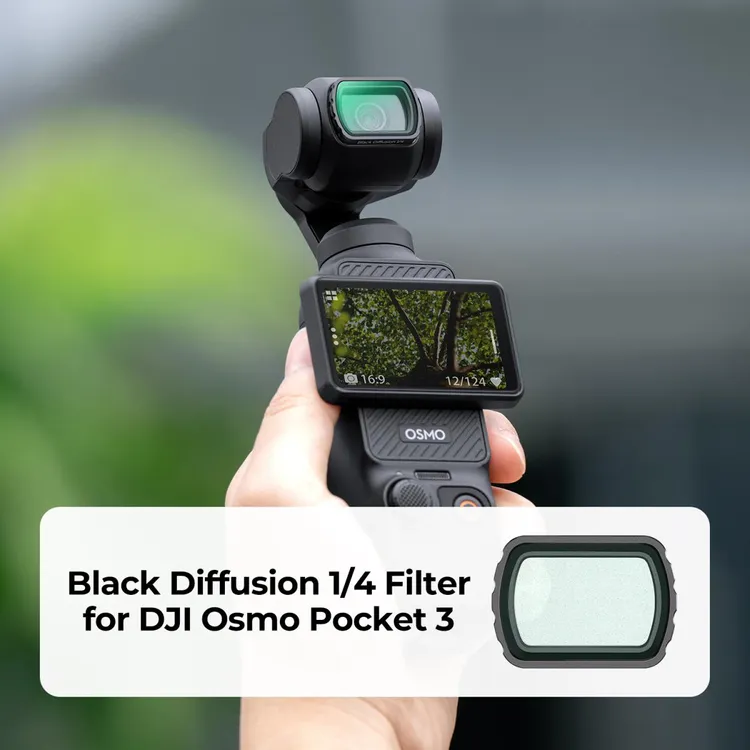 K&F Concept DJI 오즈모 포켓4용 블랙미스트 1/4 필터 AGC Glass (새상품) 2533 이미지