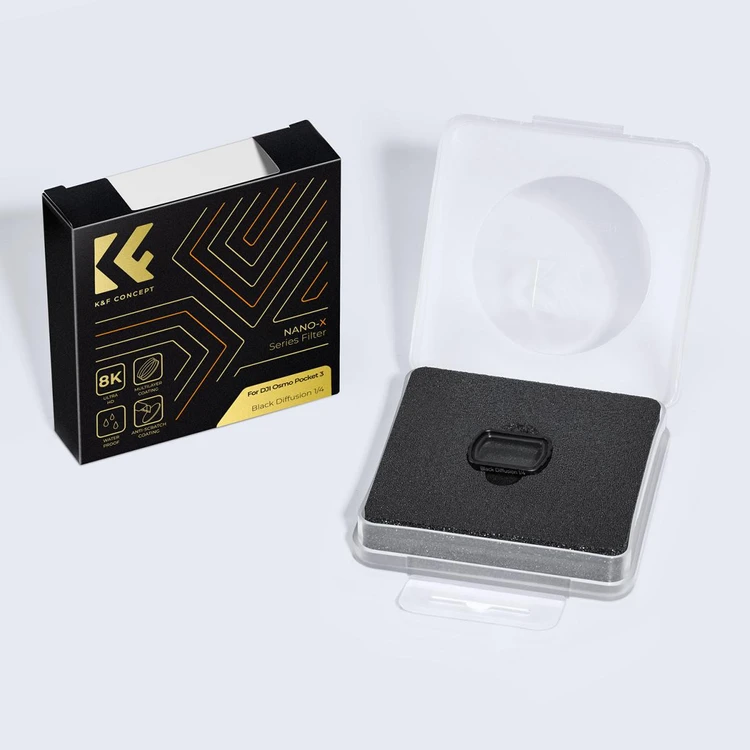 K&F Concept DJI 오즈모 포켓4용 블랙미스트 1/4 필터 AGC Glass (새상품) 2533 이미지