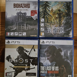 ps5/ps4 미개봉,중고 타이틀/듀얼센스 (옥토패스0,인왕컬렉션,바하 레퀴엠 등) 이미지