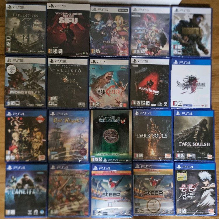 ps5/ps4 미개봉,중고 타이틀/듀얼센스 (옥토패스0,인왕컬렉션,바하 레퀴엠 등) 이미지