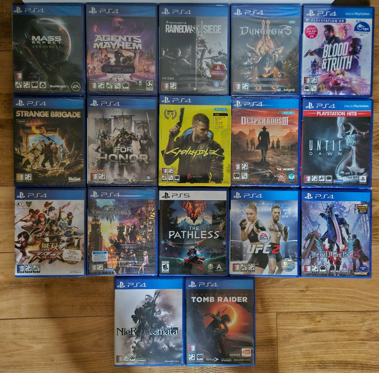 ps5/ps4 미개봉,중고 타이틀/듀얼센스 (옥토패스0,인왕컬렉션,바하 레퀴엠 등) 이미지