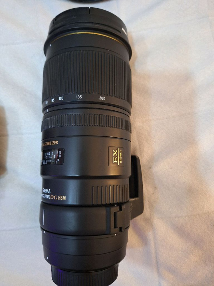 시그마 70-200mm 망원렌즈 이미지