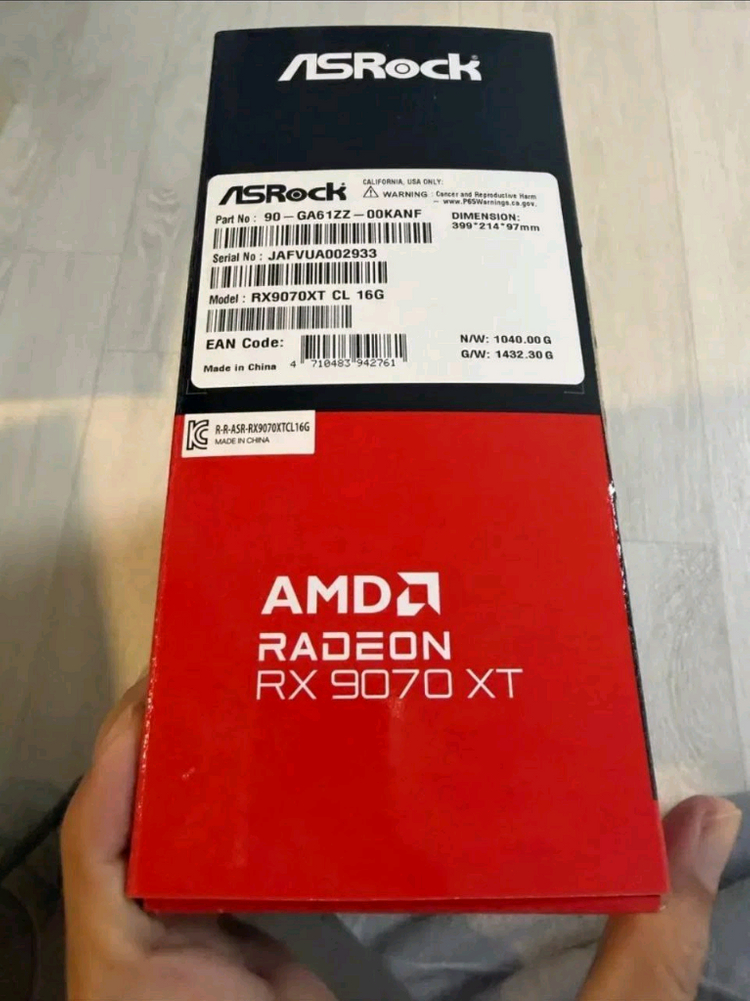 ASRock 라데온 RX 9070 XT 챌린저 16GB 이미지