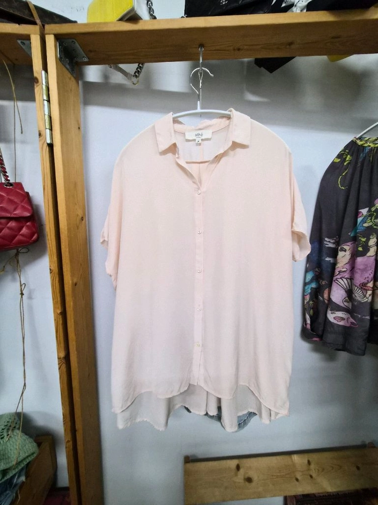 바네사브루노 아떼 실크 셔츠. 폴 알렉산더 린넨 롱 스커트 이미지