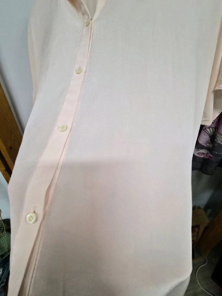 바네사브루노 아떼 실크 셔츠. 폴 알렉산더 린넨 롱 스커트 이미지