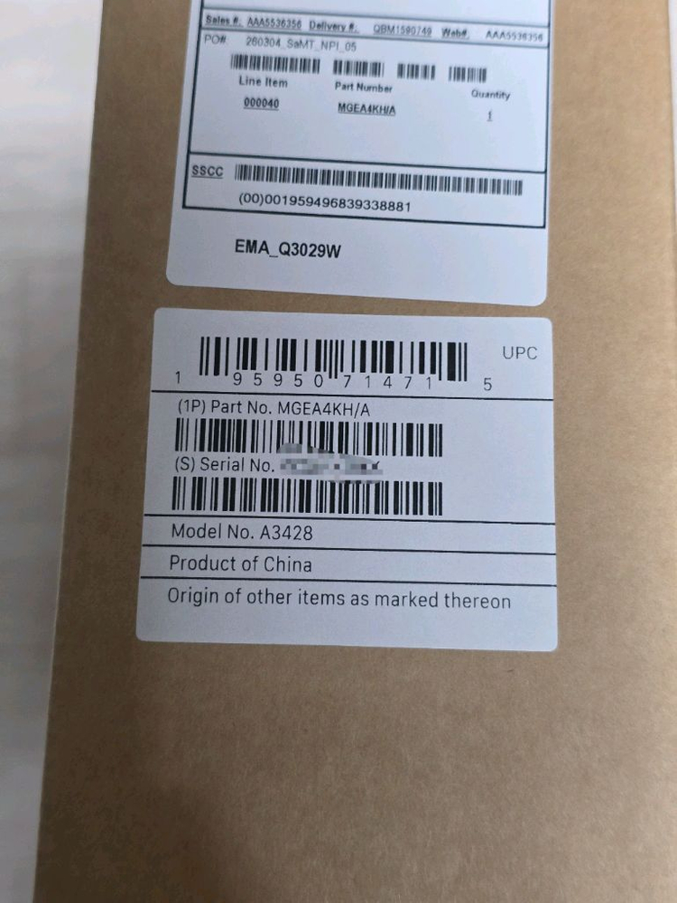 맥북프로16 M5 pro 24GB 1TB 미개봉 팝니다 MGEA4KH/A 이미지