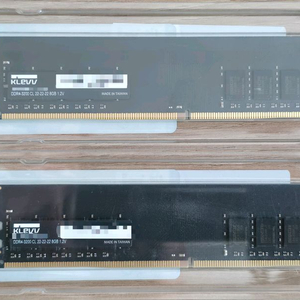 컴퓨터 DDR4램 8gb 2개=16gb(에센코어 KLEVV DDR4-3200 8GB) 이미지