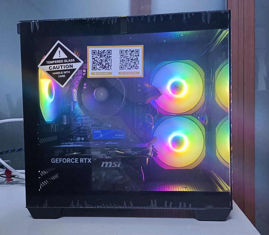 라이젠5600 16g메모리 RTX5060 새컴퓨터 이미지