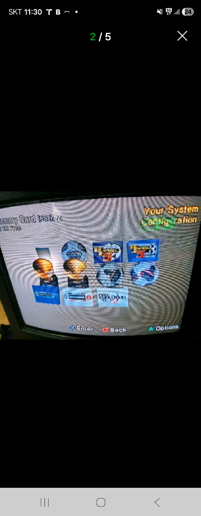 PS2메모리카드(16MB)/PS2위닝일레븐 패치수록(10개작품) 이미지