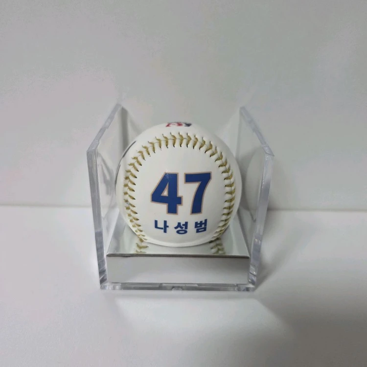 기아타이거즈 나성범선수 일러스트볼(2차) 친필싸인 이미지