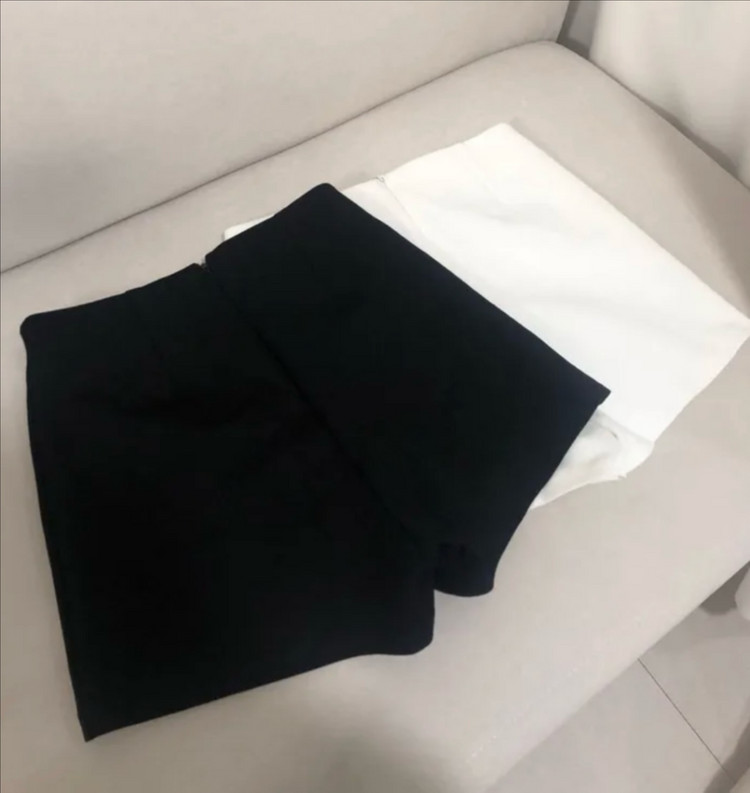 쫀득핏 베이직 스판 쫀쫀 핏 하이웨스트 반바지 (L) 이미지