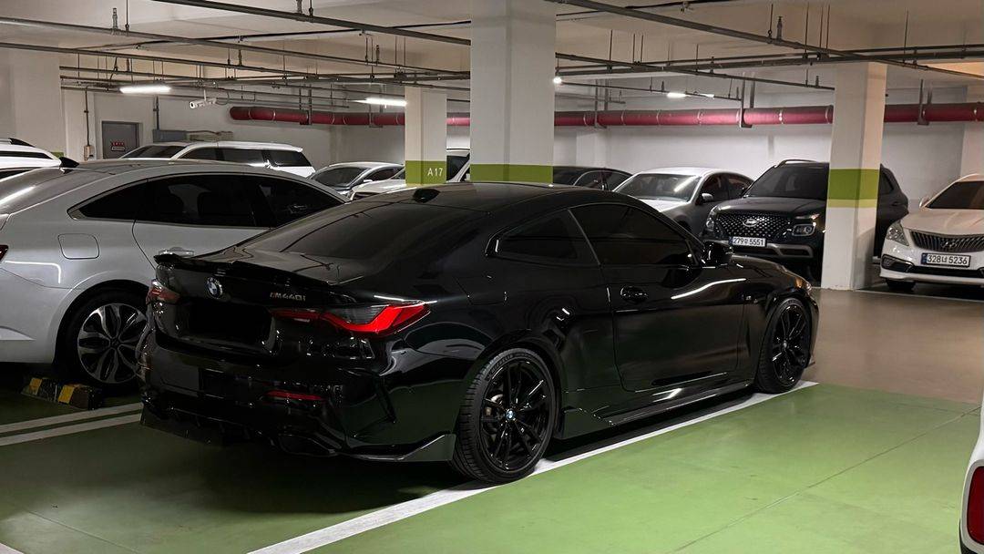 bmw g22 4시리즈 에이드로 바디킷 사이드스커트 리어 윙렛 판매 이미지