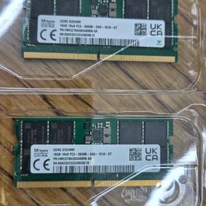 하이닉스 DDR5 5600 16GB x 2 총 32GB 노트북용 램카드 이미지