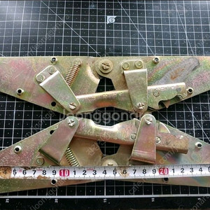 (가구DIY용 철장식) 각도조절 브라켓 힌지 경첩 접이식 소파 침대용 이미지