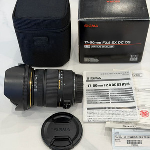 [세기 P&C 정품 / 캐논 마운트] 시그마 17-50mm F2.8 EX DC OS 판매 합니다. 이미지