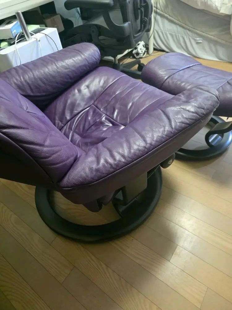 스트레스리스 메이페어 리클라이너 셋트 Stressless 메이페어 리클라이너와 스툴 세트 이미지