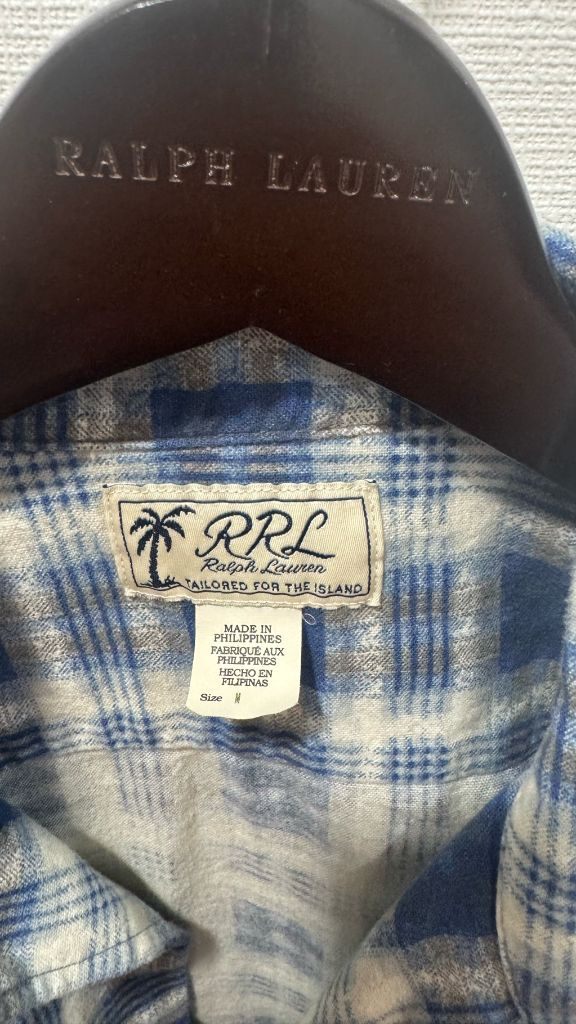 RRL 26 summer 체크 셔츠 M 이미지