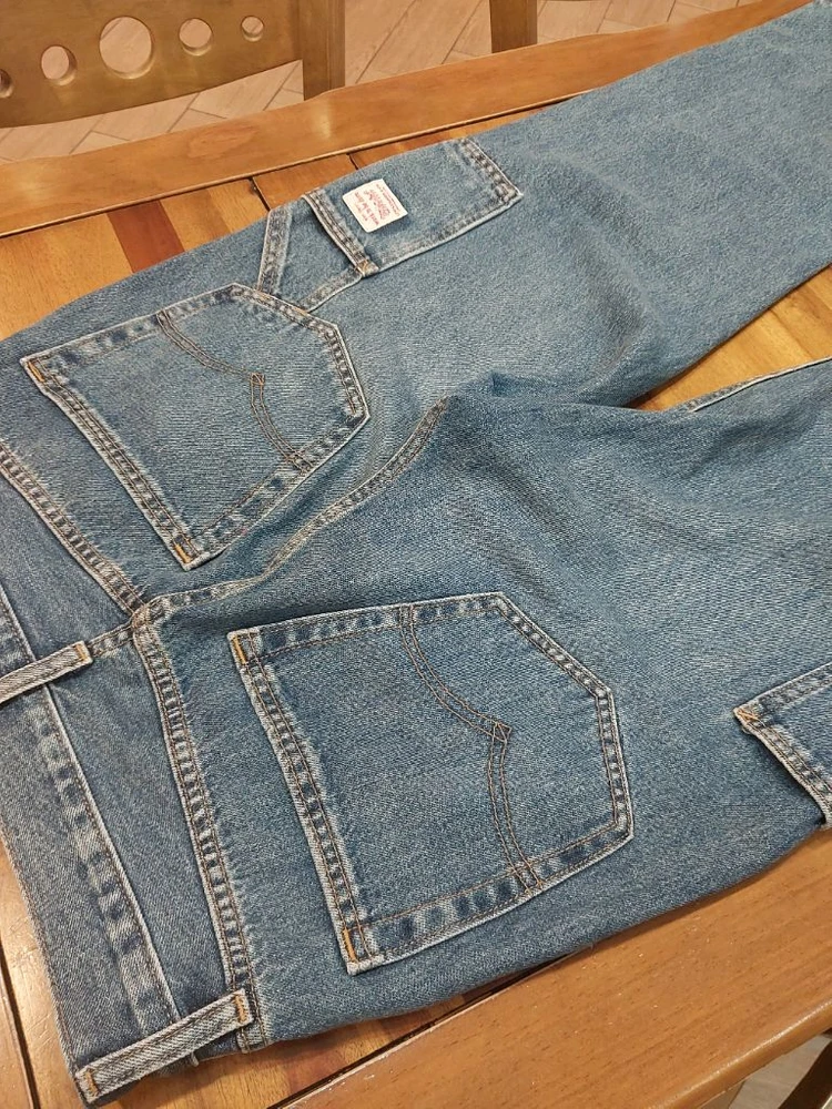 Levis 리바이스 568 루즈 스트레이트 더블니 카펜터 중청 팬츠 30인치 기장 30인치 택포 39,000원 이미지