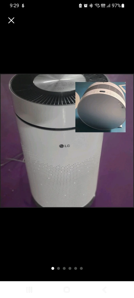 LG 퓨리케어 360 공기청정기 (1단. 몽블랑) 이미지