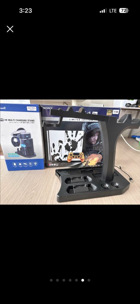 플스4프로 한정판 1테라 플레이스테이션4프로 브이알 무브봉 포함 이미지
