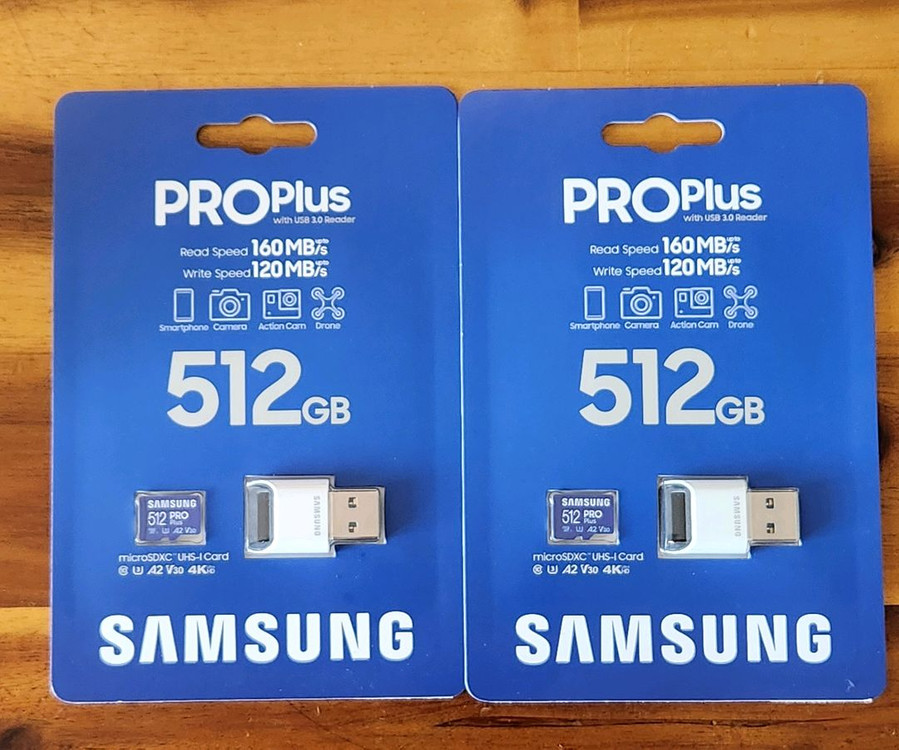 삼성 마이크로 SD카드 PRO Plus 512GB (미개봉 새제품) 이미지