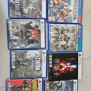 PS5 게임 타이틀 모음 이미지
