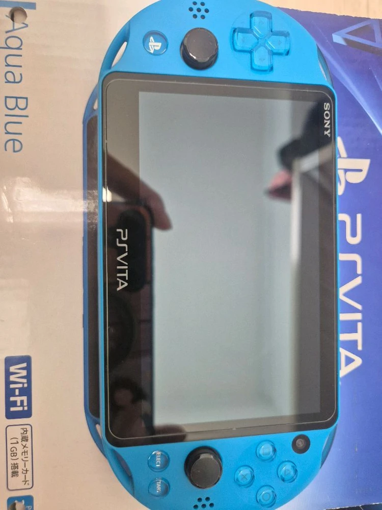 s급 psvita 2세대 아쿠아블루 128g 팝니다 이미지