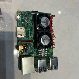 Raspberry Pi 3B 컴퓨터 + 쿨링팬 세트 이미지
