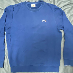 남성 라코스테 5 사이즈 블루 긴팔 맨투맨 셔츠 Lacoste 이미지