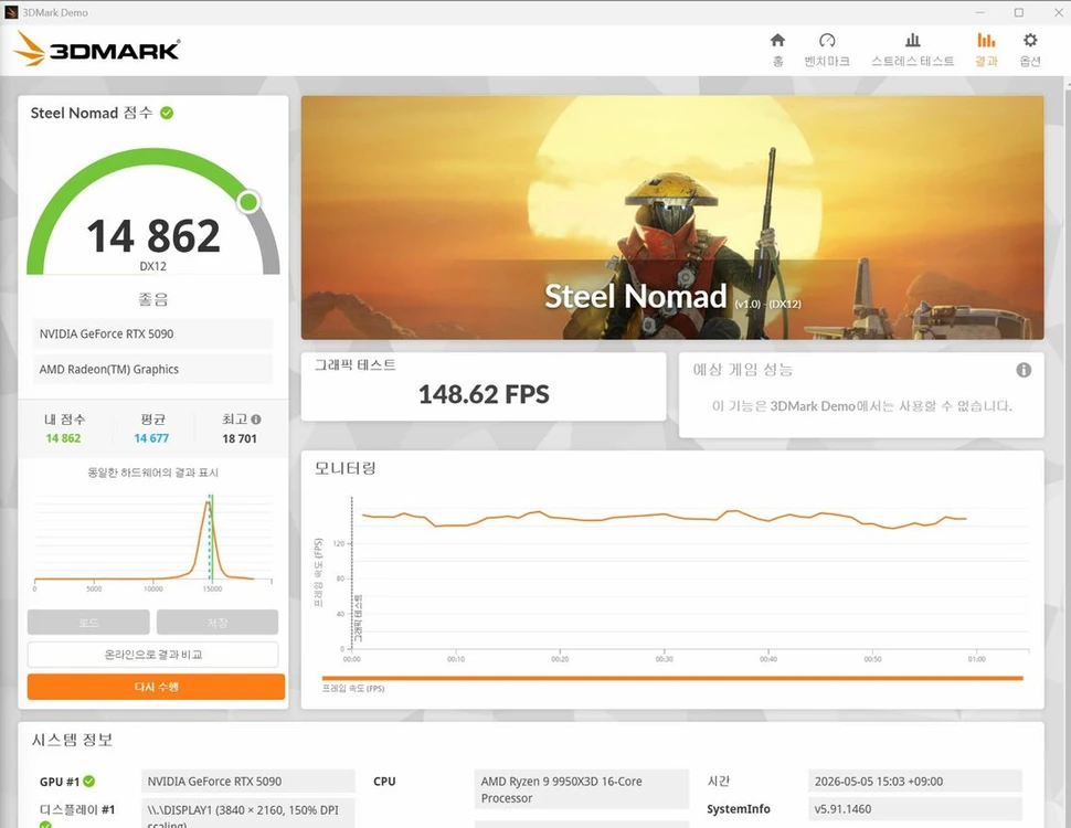 PALIT RTX 5090 GAMEROCK 판매 이미지