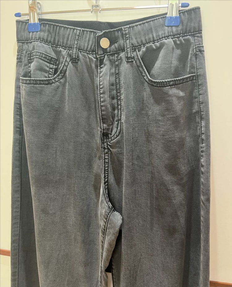 피핀 아이스텐셀 밴딩 와이드데님 2개 이미지