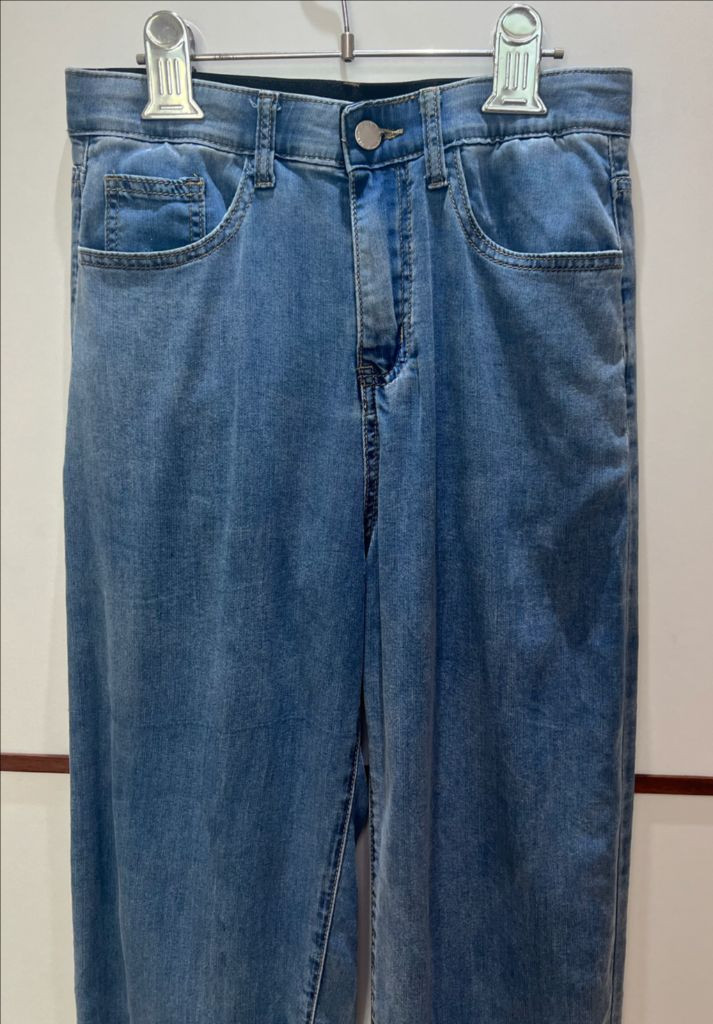 피핀 아이스텐셀 밴딩 와이드데님 2개 이미지