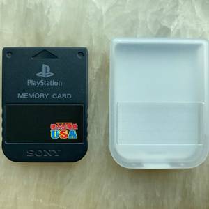 [PS PS1 플스 플스1] 소니 정품 메모리 카드 블랙 이미지