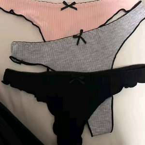 여성 속옷 팬티 세트 이미지