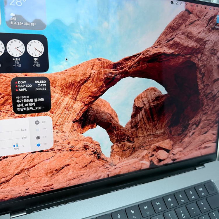 맥북프로 16인치 M1 Max / 32G / 1TB / 배터리 97% (S급) 이미지