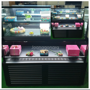 카페용 콤비 듀얼 마카롱 샌드위치 케잌 베이커리 디저트 냉동냉장 쇼케이스 저온콤프 이미지