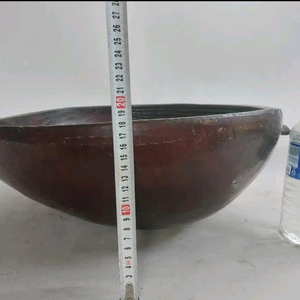 옛날 대형 나무 바가지.이남박 - 민속품. 소장용 이미지