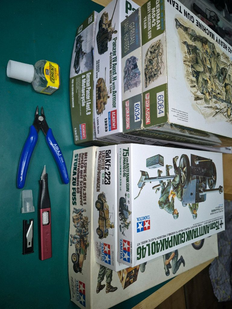 *각종교신가능*밀리터리프라모델1/35타미야외7종+전용공구3종포함&일괄판매~바람에언덕에서 이미지